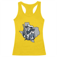 Funny Texas Cowboy Racerback Tank Top Football Lover Gift - Wonder Print Shop