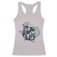 Funny Texas Cowboy Racerback Tank Top Football Lover Gift - Wonder Print Shop