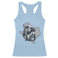 Funny Texas Cowboy Racerback Tank Top Football Lover Gift - Wonder Print Shop