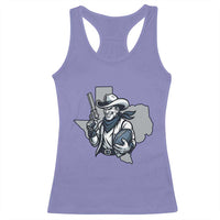 Funny Texas Cowboy Racerback Tank Top Football Lover Gift - Wonder Print Shop