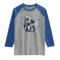 Funny Texas Cowboy Raglan Shirt Football Lover Gift - Wonder Print Shop