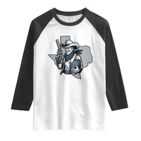 Funny Texas Cowboy Raglan Shirt Football Lover Gift - Wonder Print Shop