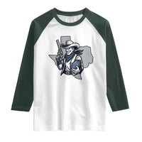 Funny Texas Cowboy Raglan Shirt Football Lover Gift - Wonder Print Shop