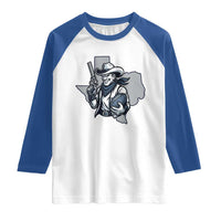 Funny Texas Cowboy Raglan Shirt Football Lover Gift - Wonder Print Shop