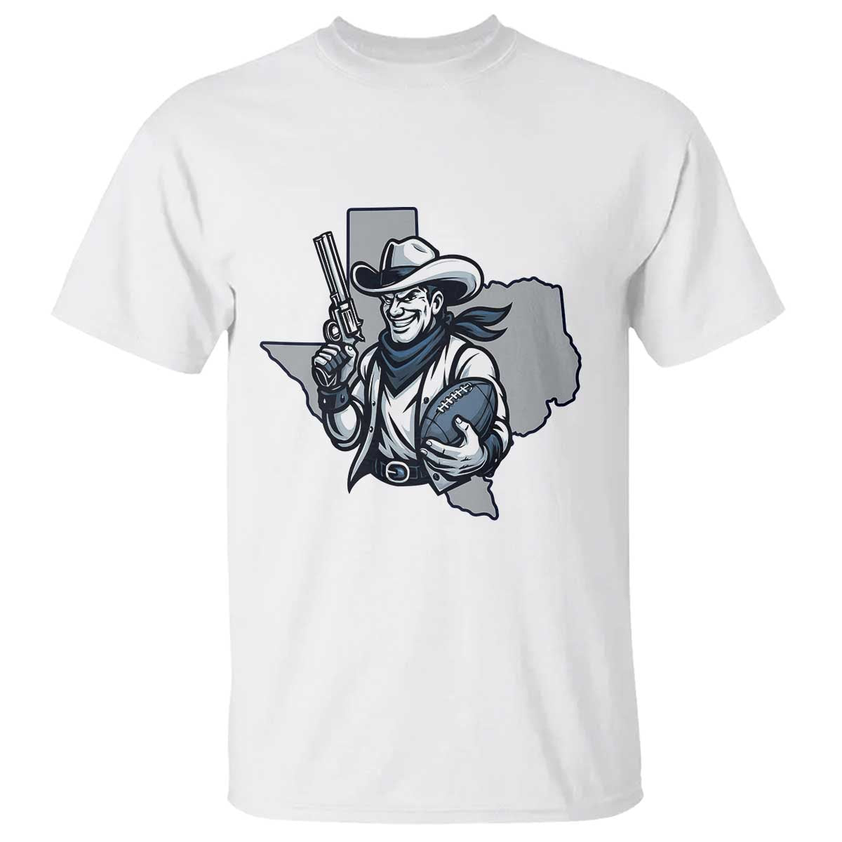 Funny Texas Cowboy T Shirt Football Lover Gift - Wonder Print Shop