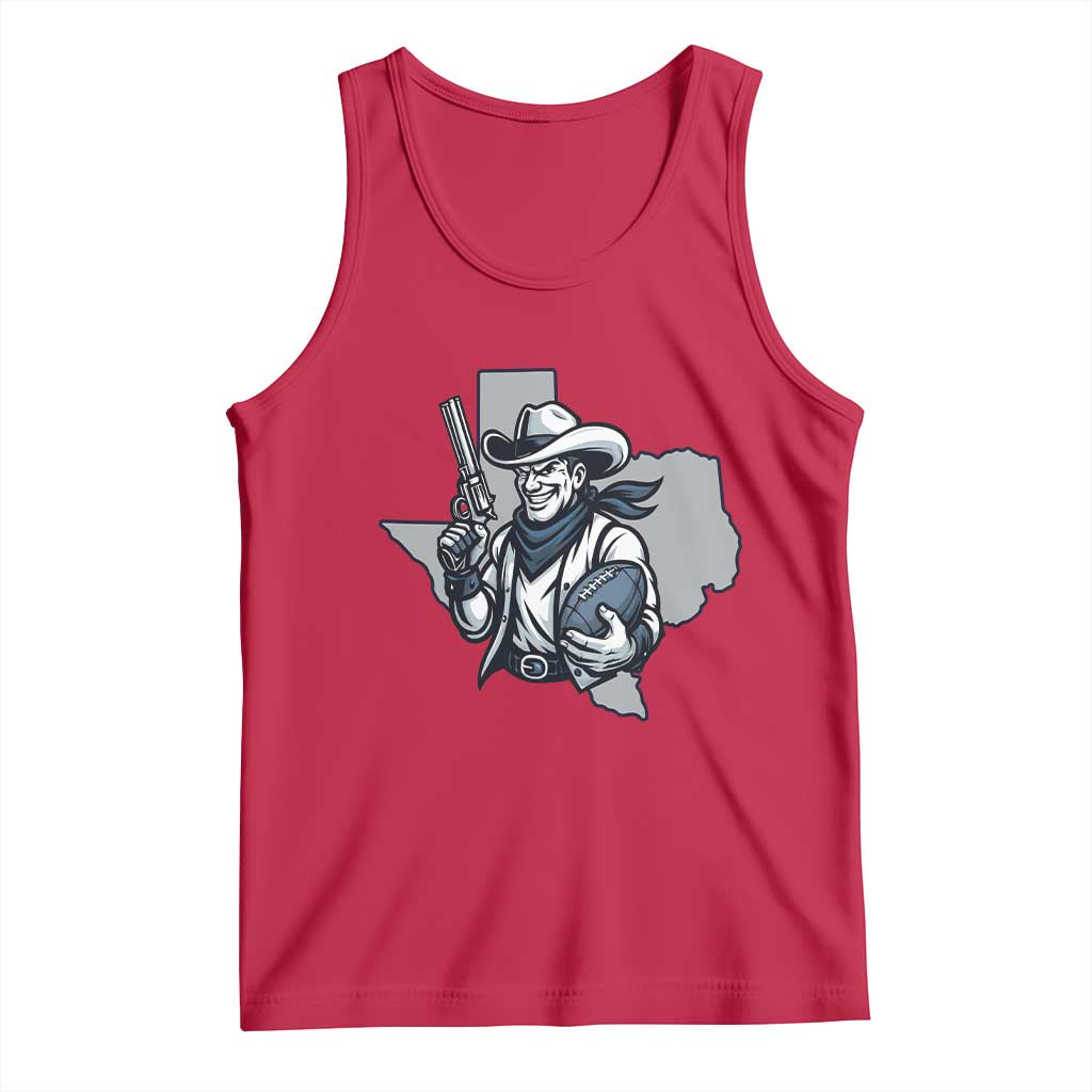 Funny Texas Cowboy Tank Top Football Lover Gift - Wonder Print Shop