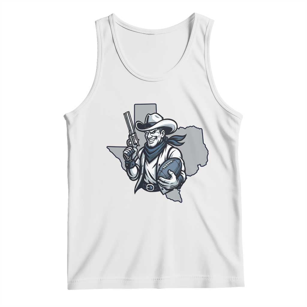 Funny Texas Cowboy Tank Top Football Lover Gift - Wonder Print Shop