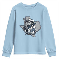 Funny Texas Cowboy Youth Sweatshirt Football Lover Gift - Wonder Print Shop