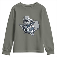 Funny Texas Cowboy Youth Sweatshirt Football Lover Gift - Wonder Print Shop