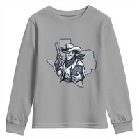 Funny Texas Cowboy Youth Sweatshirt Football Lover Gift - Wonder Print Shop