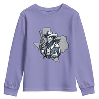 Funny Texas Cowboy Youth Sweatshirt Football Lover Gift - Wonder Print Shop