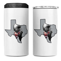 Texas Football Life 4 in 1 Can Cooler Tumbler Western Sports Fan Gift - Wonder Print Shop