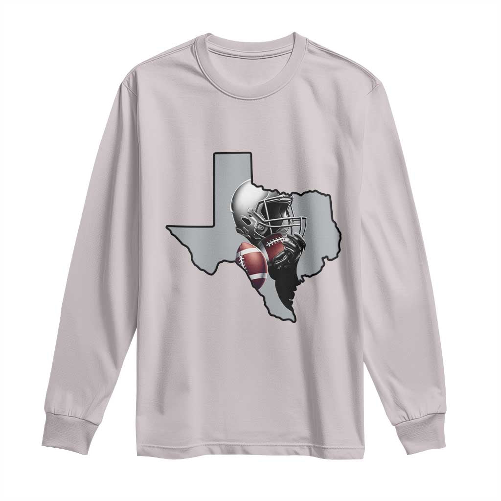 Texas Football Life Long Sleeve Shirt Western Sports Fan Gift - Wonder Print Shop