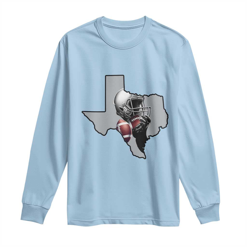Texas Football Life Long Sleeve Shirt Western Sports Fan Gift - Wonder Print Shop