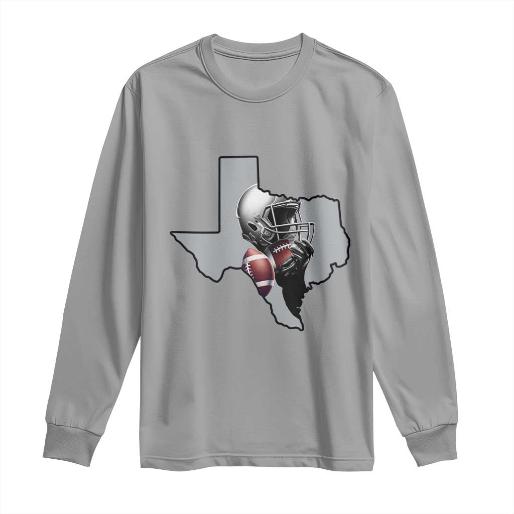 Texas Football Life Long Sleeve Shirt Western Sports Fan Gift - Wonder Print Shop