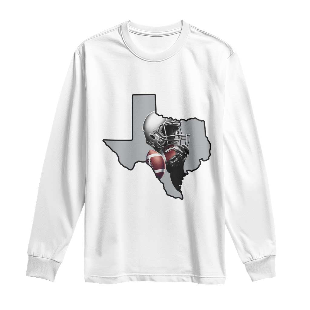 Texas Football Life Long Sleeve Shirt Western Sports Fan Gift - Wonder Print Shop