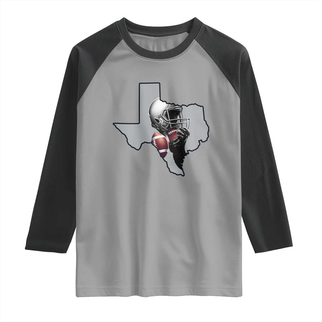Texas Football Life Raglan Shirt Western Sports Fan Gift - Wonder Print Shop