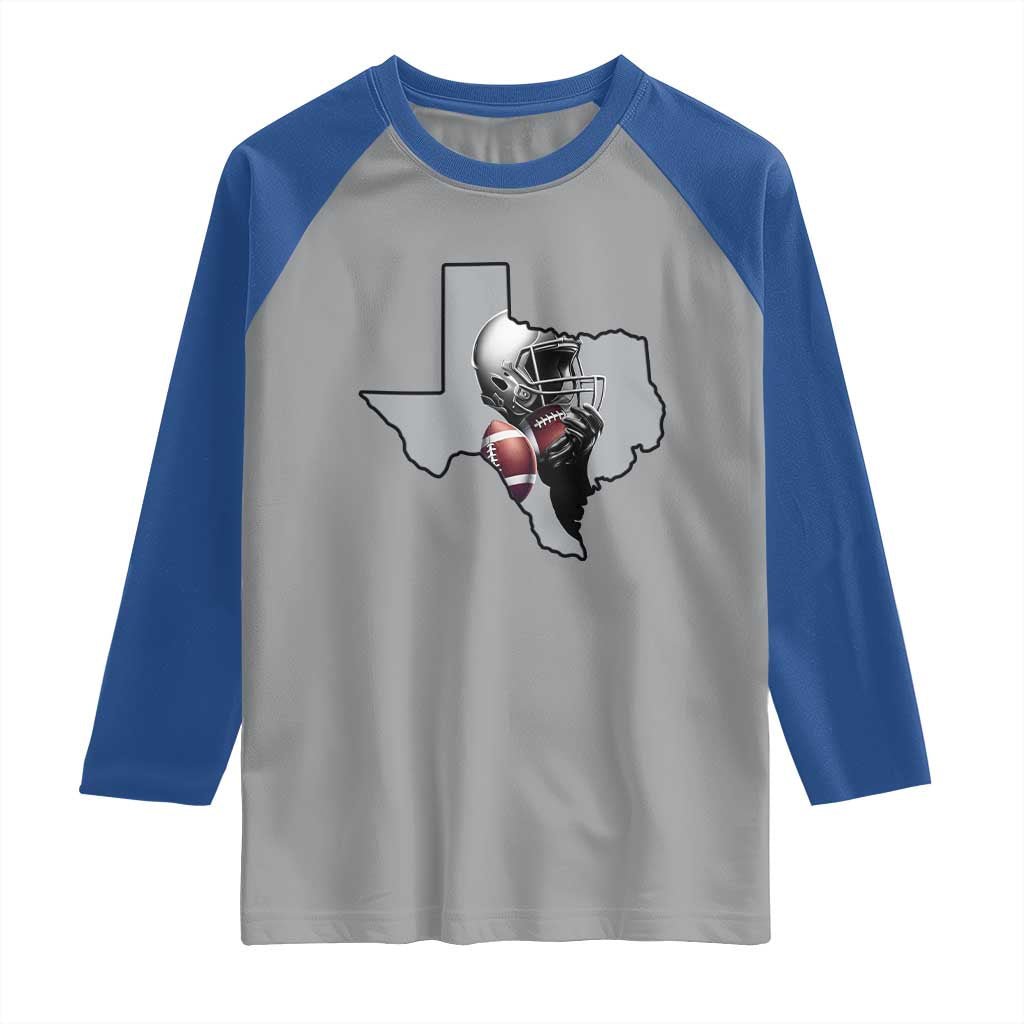 Texas Football Life Raglan Shirt Western Sports Fan Gift - Wonder Print Shop