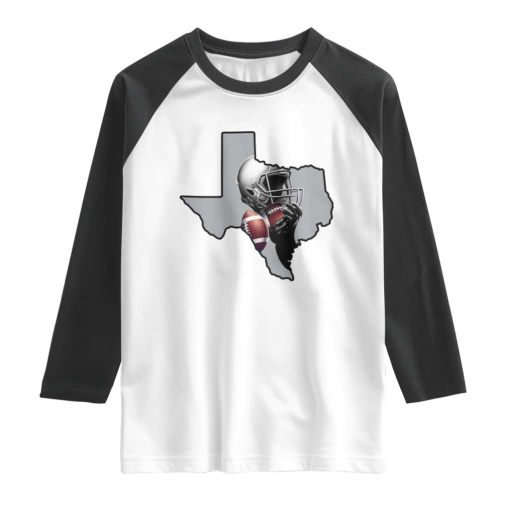 Texas Football Life Raglan Shirt Western Sports Fan Gift - Wonder Print Shop