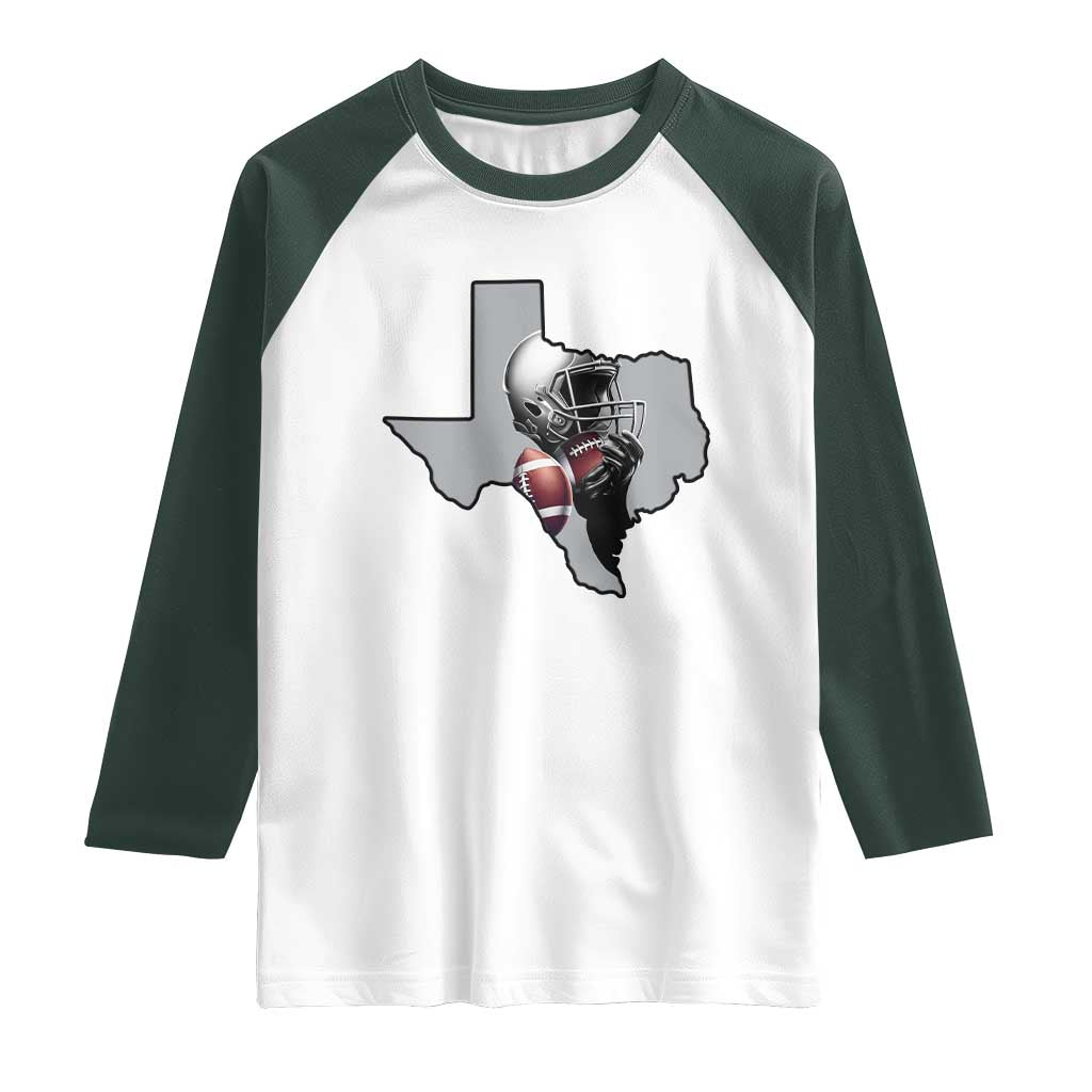 Texas Football Life Raglan Shirt Western Sports Fan Gift - Wonder Print Shop