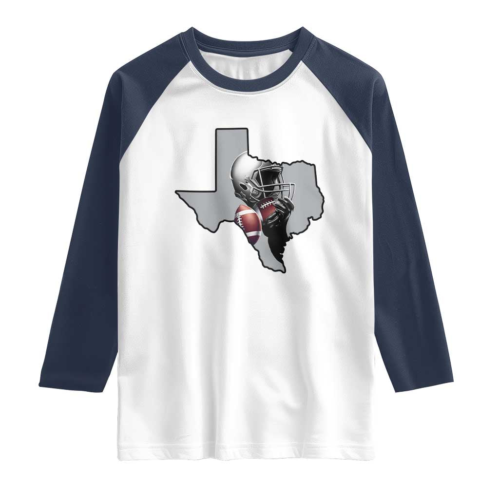 Texas Football Life Raglan Shirt Western Sports Fan Gift - Wonder Print Shop