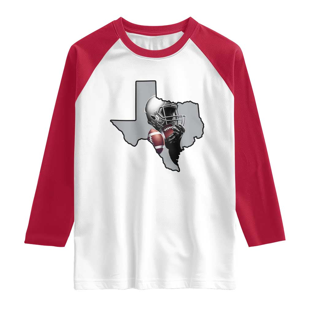 Texas Football Life Raglan Shirt Western Sports Fan Gift - Wonder Print Shop