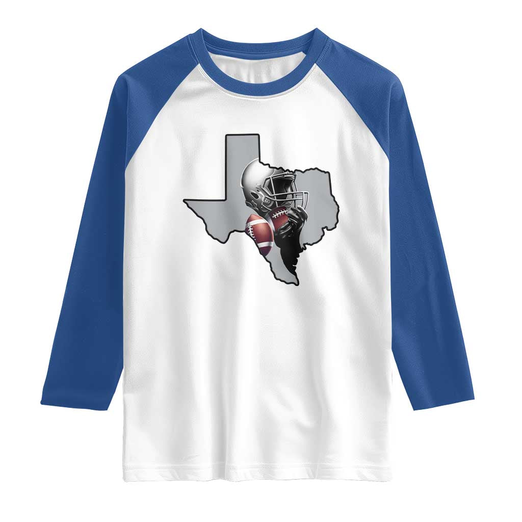 Texas Football Life Raglan Shirt Western Sports Fan Gift - Wonder Print Shop