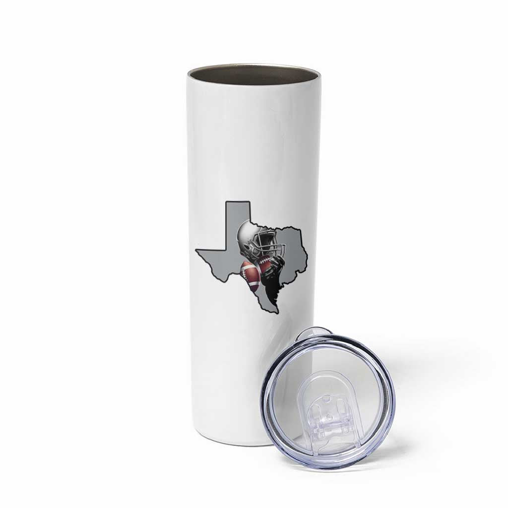 Texas Football Life Skinny Tumbler Western Sports Fan Gift - Wonder Print Shop