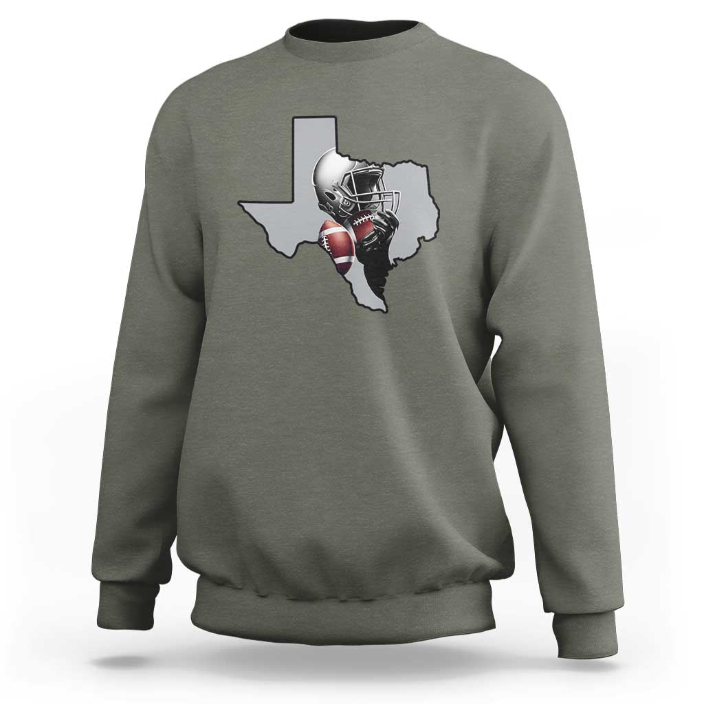 Texas Football Life Sweatshirt Western Sports Fan Gift - Wonder Print Shop