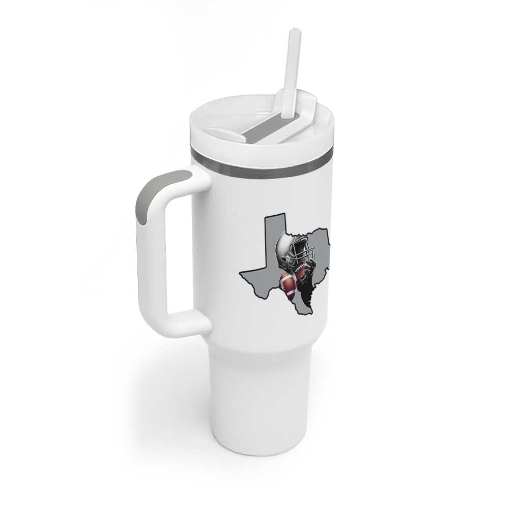 Texas Football Life Tumbler With Handle Western Sports Fan Gift - Wonder Print Shop
