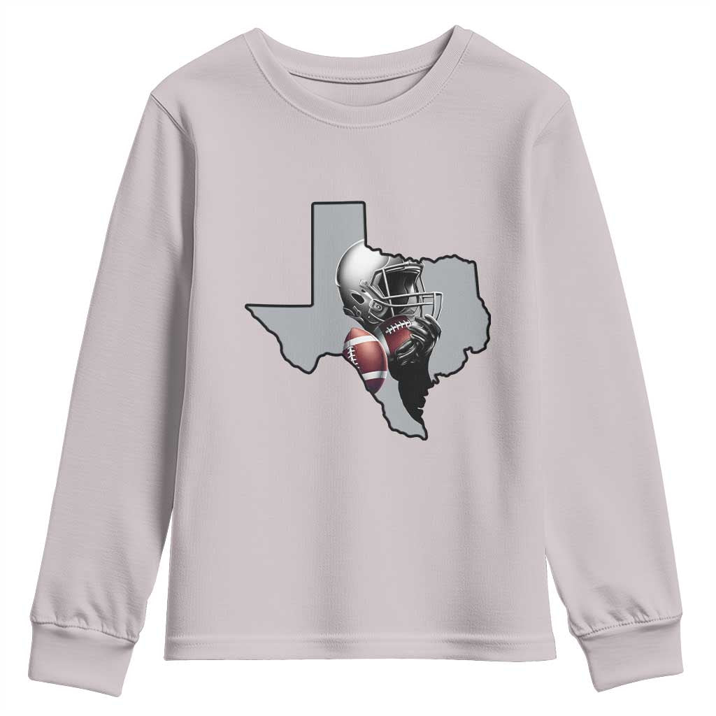 Texas Football Life Youth Sweatshirt Western Sports Fan Gift - Wonder Print Shop