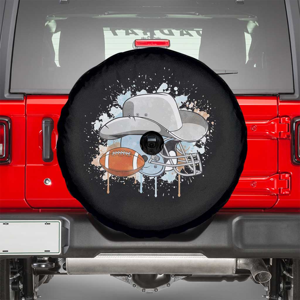Cowboy Football Helmet Spare Tire Cover Game Day Spirit Gift - Wonder Print Shop