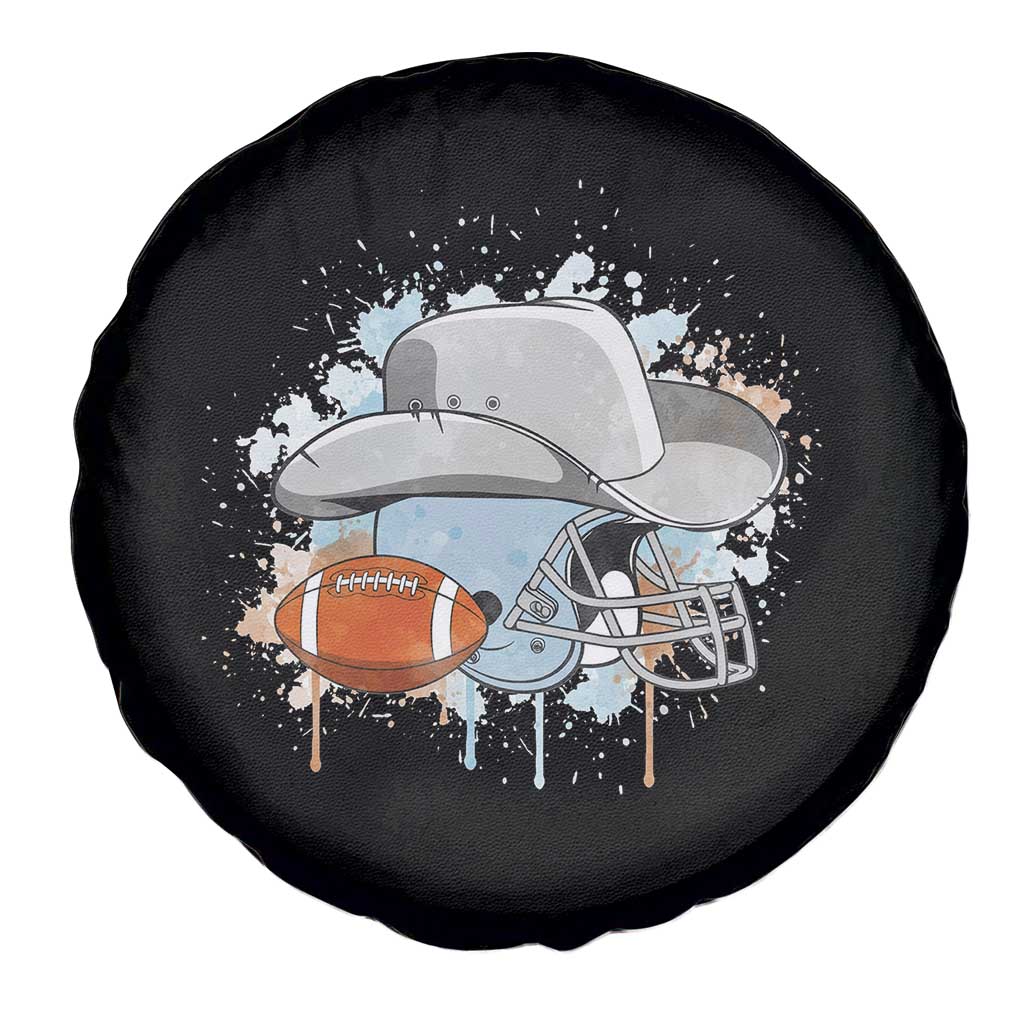 Cowboy Football Helmet Spare Tire Cover Game Day Spirit Gift - Wonder Print Shop