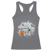 Cowboy Football Helmet Racerback Tank Top Game Day Spirit Gift - Wonder Print Shop