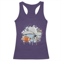 Cowboy Football Helmet Racerback Tank Top Game Day Spirit Gift - Wonder Print Shop