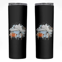 Cowboy Football Helmet Skinny Tumbler Game Day Spirit Gift - Wonder Print Shop