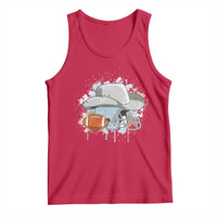 Cowboy Football Helmet Tank Top Game Day Spirit Gift - Wonder Print Shop