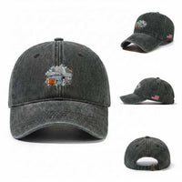 DFCF Helmet Washed Cotton Baseball Cap Game Day Spirit Gift