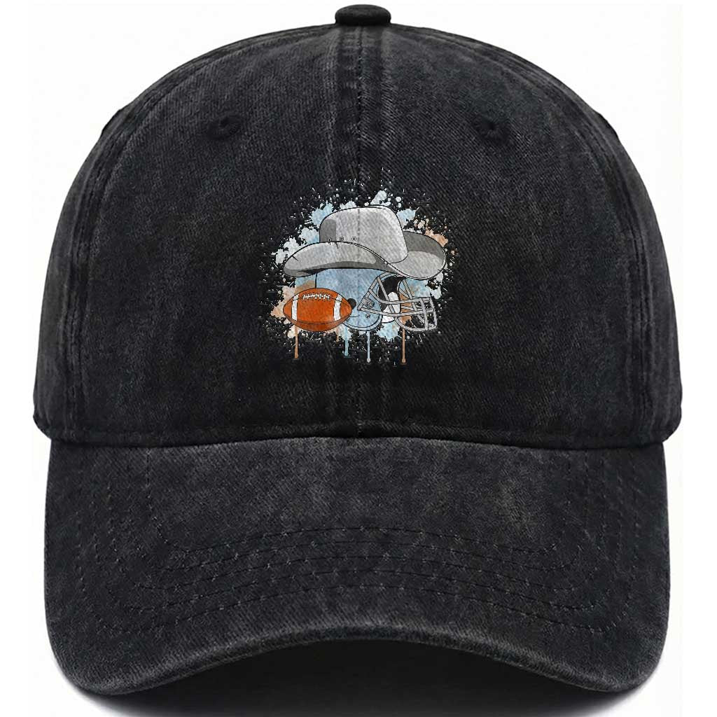 DFCF Helmet Washed Cotton Baseball Cap Game Day Spirit Gift