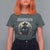 Skeleton Cowboy Football Player T Shirt For Women Western Fan Gift - Wonder Print Shop