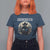 Skeleton Cowboy Football Player T Shirt For Women Western Fan Gift - Wonder Print Shop