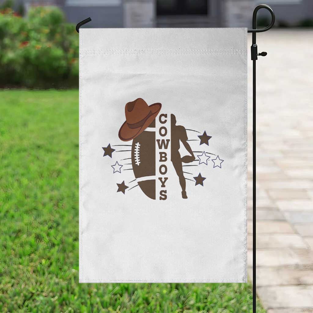 Cowboy Football Pride Garden Flag Western Style Gift - Wonder Print Shop