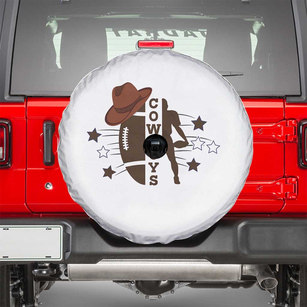 Cowboy Football Pride Spare Tire Cover Western Style Gift - Wonder Print Shop