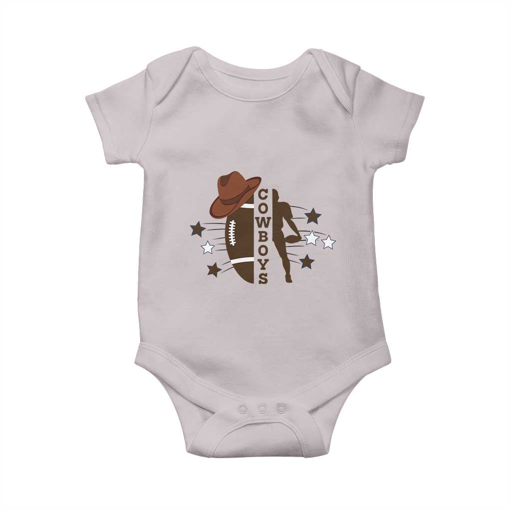 Cowboy Football Pride Baby Onesie Western Style Gift - Wonder Print Shop