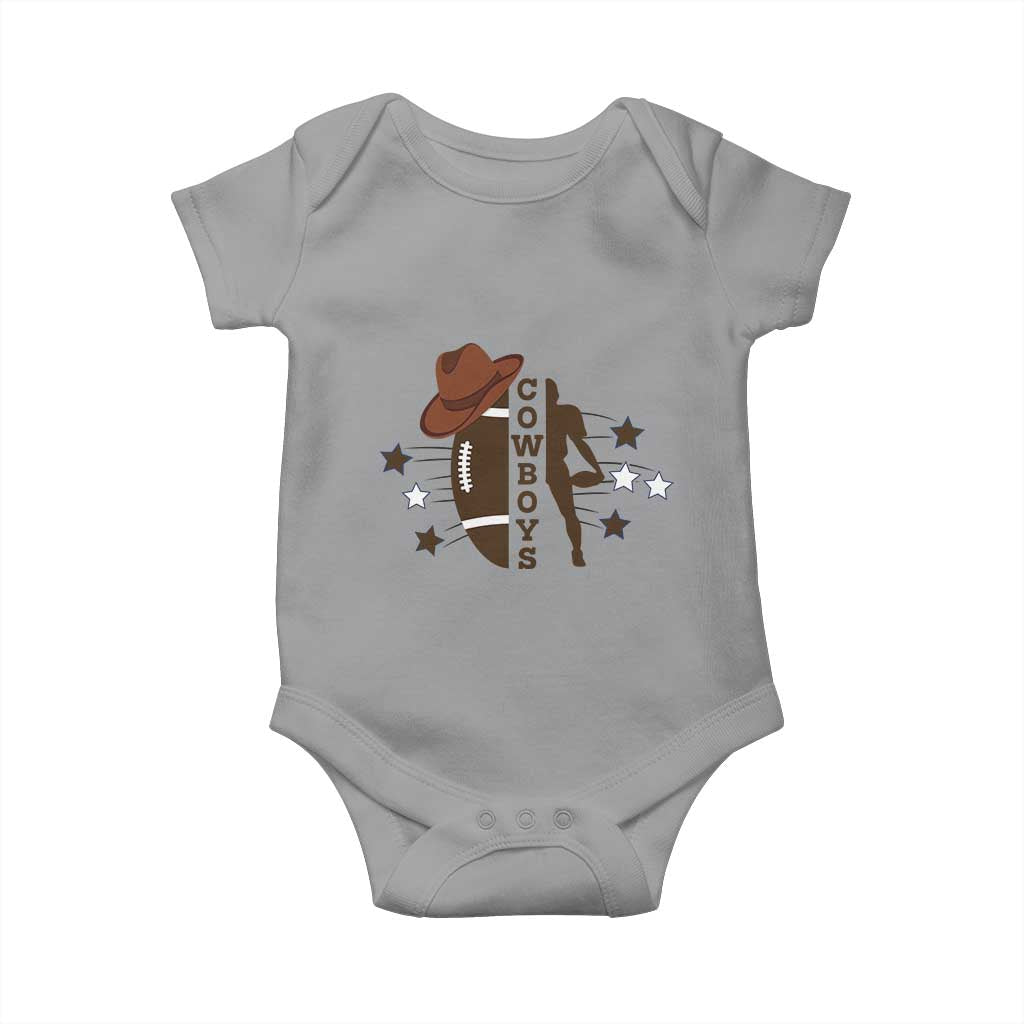 Cowboy Football Pride Baby Onesie Western Style Gift - Wonder Print Shop