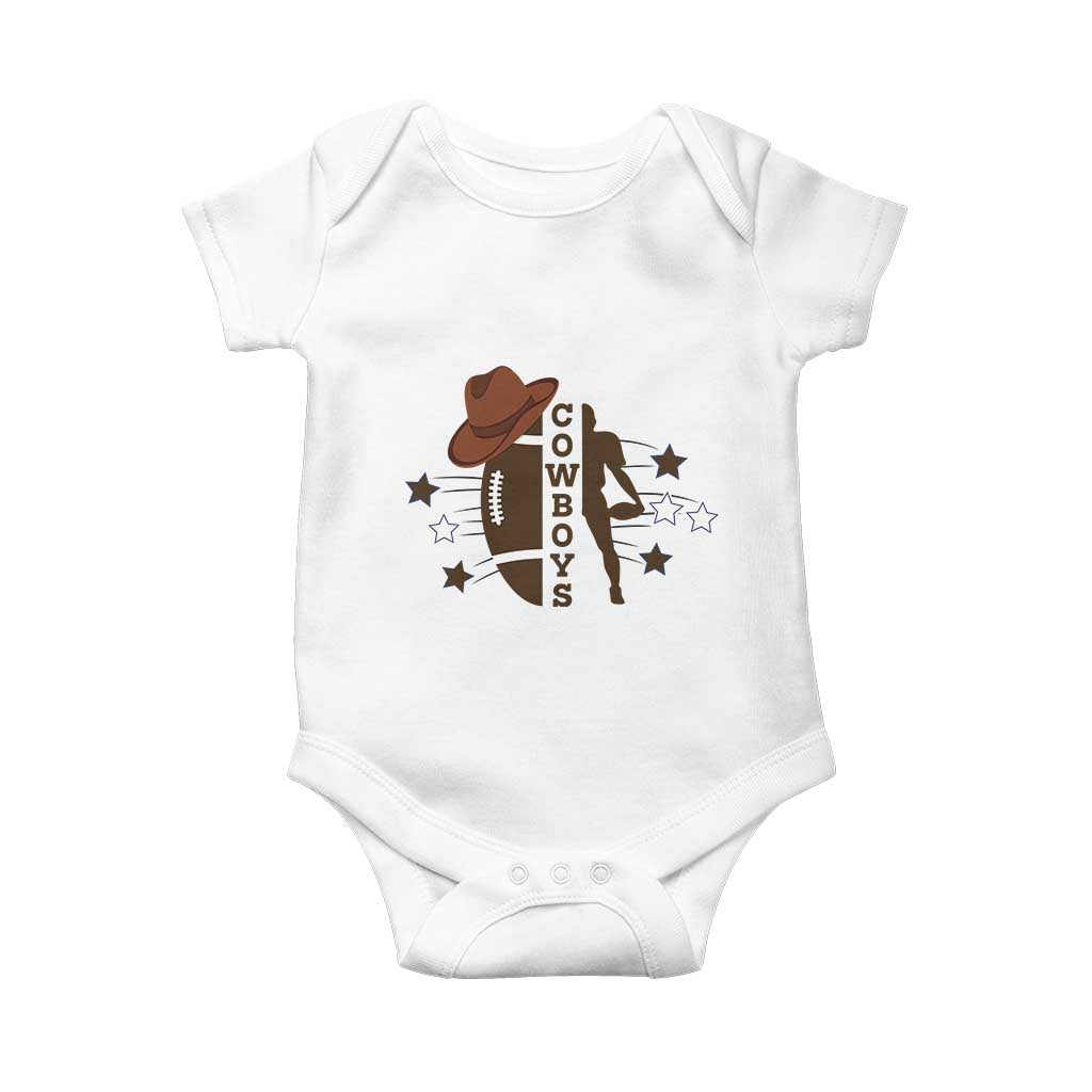 Cowboy Football Pride Baby Onesie Western Style Gift - Wonder Print Shop