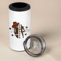Cowboy Football Pride 4 in 1 Can Cooler Tumbler Western Style Gift - Wonder Print Shop