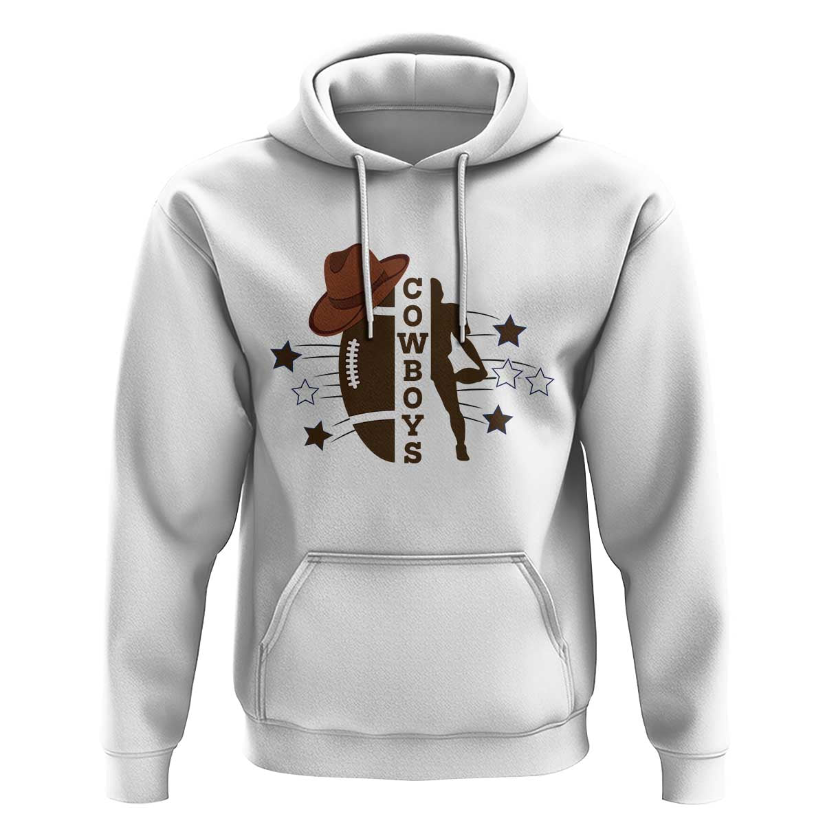 Cowboy Football Pride Hoodie Western Style Gift - Wonder Print Shop