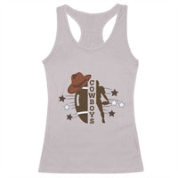 Cowboy Football Pride Racerback Tank Top Western Style Gift - Wonder Print Shop