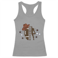 Cowboy Football Pride Racerback Tank Top Western Style Gift - Wonder Print Shop